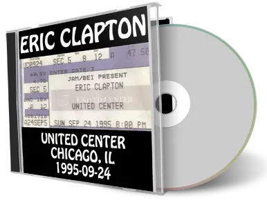 Artwork Cover of Eric Clapton 1995-09-24 CD Chicago Audience