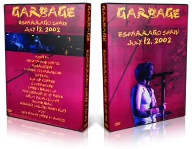 Artwork Cover of Garbage 2002-07-12 DVD Festival Internacional Esparrago Proshot