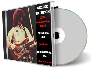 Artwork Cover of George Harrison 1974-11-18 CD Denver Audience