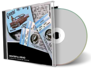 Artwork Cover of Grateful Dead 1984-10-05 CD Charlotte Soundboard