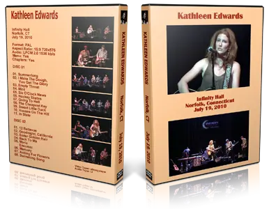 Artwork Cover of Kathleen Edwards 2010-07-19 DVD Norfolk Audience