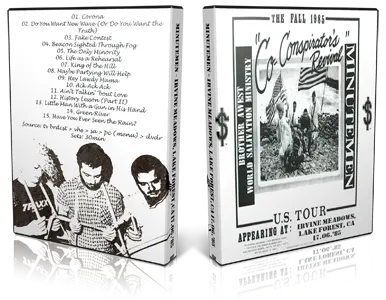 Artwork Cover of Minutemen 1985-06-17 DVD Lake Forest Proshot