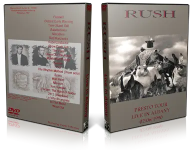 Artwork Cover of Rush 1990-06-02 DVD Albany Audience