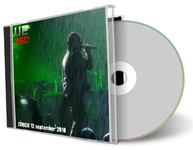 Artwork Cover of U2 2010-09-12 CD Zurich Soundboard