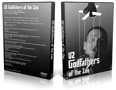 Artwork Cover of U2 Compilation DVD Godfathers Of The Zoo 1986 2001 Proshot