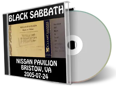 Artwork Cover of Black Sabbath 2005-07-24 CD Bristow Audience