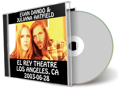 Artwork Cover of Evan Dando and Juliana Hatfield 2003-06-28 CD Los Angeles Audience