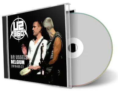 Artwork Cover of U2 2010-09-22 CD Bruxelles Soundboard