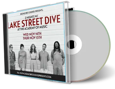 Artwork Cover of Lake Street Dive 2018-11-15 CD Northampton Audience