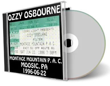 Artwork Cover of Ozzy Osbourne 1996-06-22 CD Moosic Audience