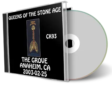 Artwork Cover of Queens of The Stone Age 2003-02-25 CD Anaheim Audience