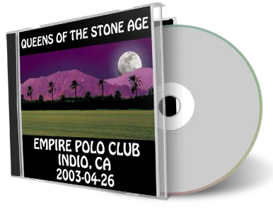 Artwork Cover of Queens of The Stone Age 2003-04-26 CD Indio Audience
