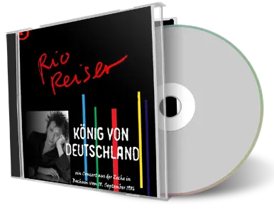 Artwork Cover of Rio Reiser 1986-09-18 CD Bochum Audience