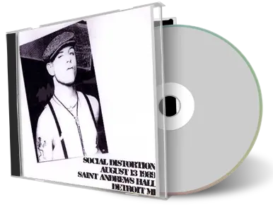 Artwork Cover of Social Distortion 1989-08-13 CD Detroit Audience