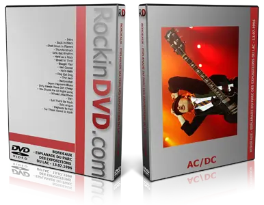Artwork Cover of ACDC 1996-07-13 DVD Bordeaux Audience