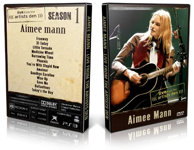 Artwork Cover of Aimee Mann 2008-02-07 DVD Los Angeles Proshot