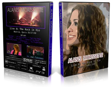Artwork Cover of Alanis Morissette 2008-06-27 DVD Rock In Rio Proshot