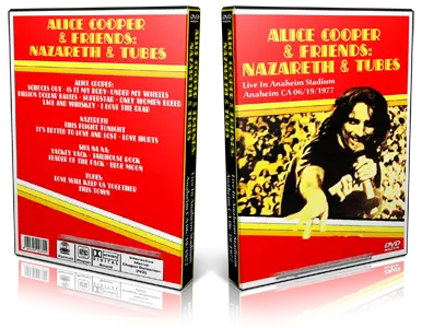 Artwork Cover of Alice Cooper 1977-06-19 DVD Anaheim Proshot