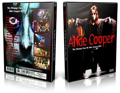 Artwork Cover of Alice Cooper Compilation DVD Strange Case Of Alice Cooper 1979 Proshot