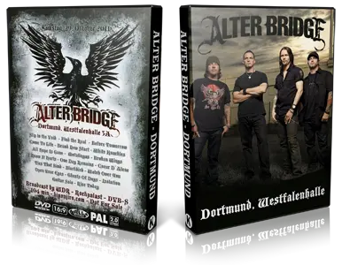 Artwork Cover of Alter Bridge 2011-10-29 DVD Dortmund Proshot