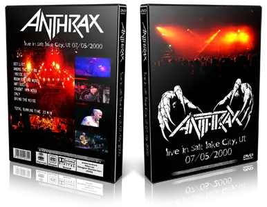 Artwork Cover of Anthrax 2000-07-05 DVD Salt Lake City Proshot