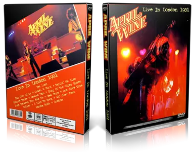 Artwork Cover of April Wine 1981-01-27 DVD London Proshot