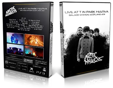 Artwork Cover of Artic Monkeys 2011-07-08 DVD T In The Park Festival Proshot