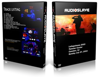 Artwork Cover of Audioslave 2003-07-27 DVD Lollapalooza Proshot