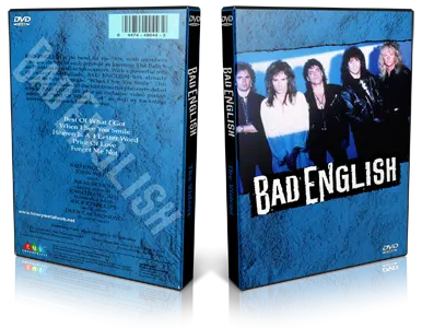 Artwork Cover of Bad English Compilation DVD The Videos 1990 Proshot