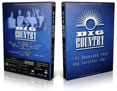 Artwork Cover of Big Country Compilation DVD Hogmanay 1984 Proshot