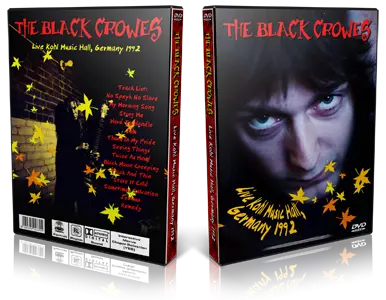 Artwork Cover of Black Crowes Compilation DVD Cologne 1992 Proshot