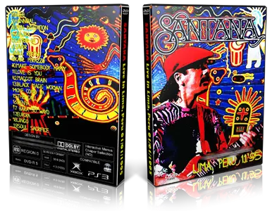 Artwork Cover of Carlos Santana 1995-01-01 DVD Lima Proshot