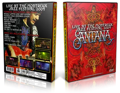 Artwork Cover of Carlos Santana Compilation DVD Montreux Jazz Festival 2004 Proshot