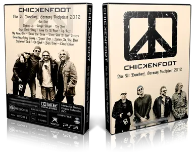 Artwork Cover of Chickenfoot 2012-01-19 DVD Duesseldorf Proshot