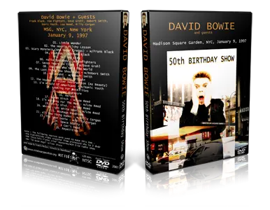 Artwork Cover of David Bowie 1997-01-09 DVD New York City Proshot