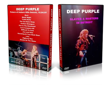 Artwork Cover of Deep Purple 1991-04-15 DVD Detroit Audience