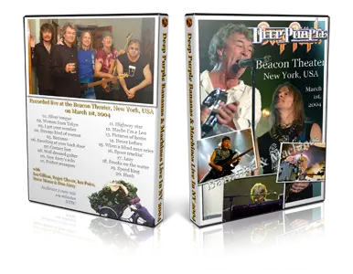 Artwork Cover of Deep Purple 2004-01-03 DVD New York City Audience