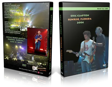 Artwork Cover of Eric Clapton 2004-06-15 DVD Sunrise Audience