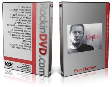 Artwork Cover of Eric Clapton 2008-06-05 DVD Wantagh Audience