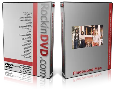 Artwork Cover of Fleetwood Mac 2009-03-21 DVD East Rutherford Proshot