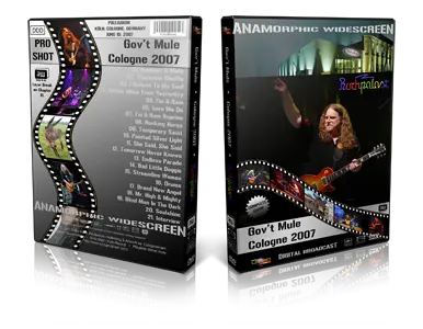 Artwork Cover of Govt Mule 2007-06-10 DVD Cologne Proshot
