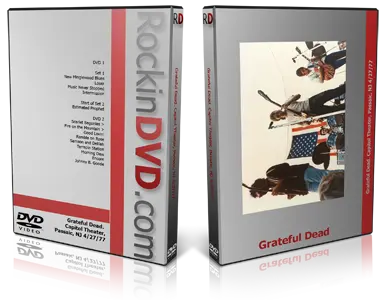 Artwork Cover of Grateful Dead 1977-04-27 DVD Passaic Proshot