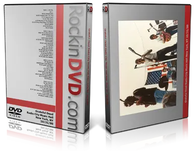Artwork Cover of Grateful Dead 1980-10-31 DVD New York City Proshot
