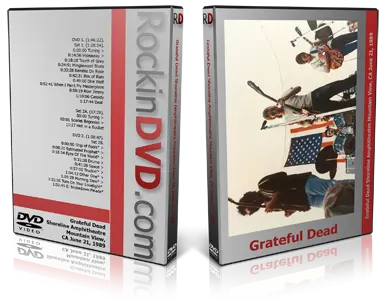 Artwork Cover of Grateful Dead 1989-06-21 DVD Mountain View Proshot