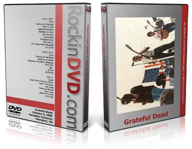 Artwork Cover of Grateful Dead 1989-10-09 DVD Hampton Audience