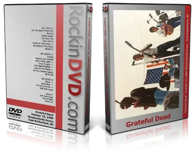 Artwork Cover of Grateful Dead 1989-10-15 DVD East Rutherford Audience
