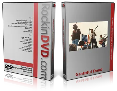 Artwork Cover of Grateful Dead 1995-07-08 DVD Chicago Audience