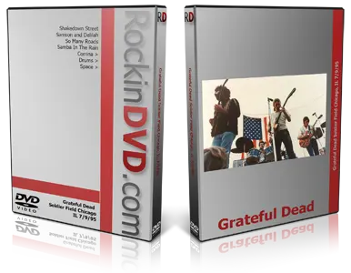 Artwork Cover of Grateful Dead 1995-07-09 DVD Chicago Proshot