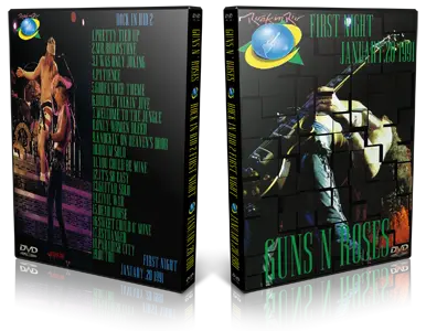 Artwork Cover of Guns N Roses 1991-01-20 DVD Rio De Janeiro Proshot