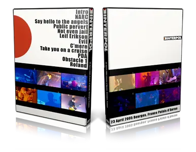 Artwork Cover of Interpol 2005-05-23 DVD Bourges Proshot